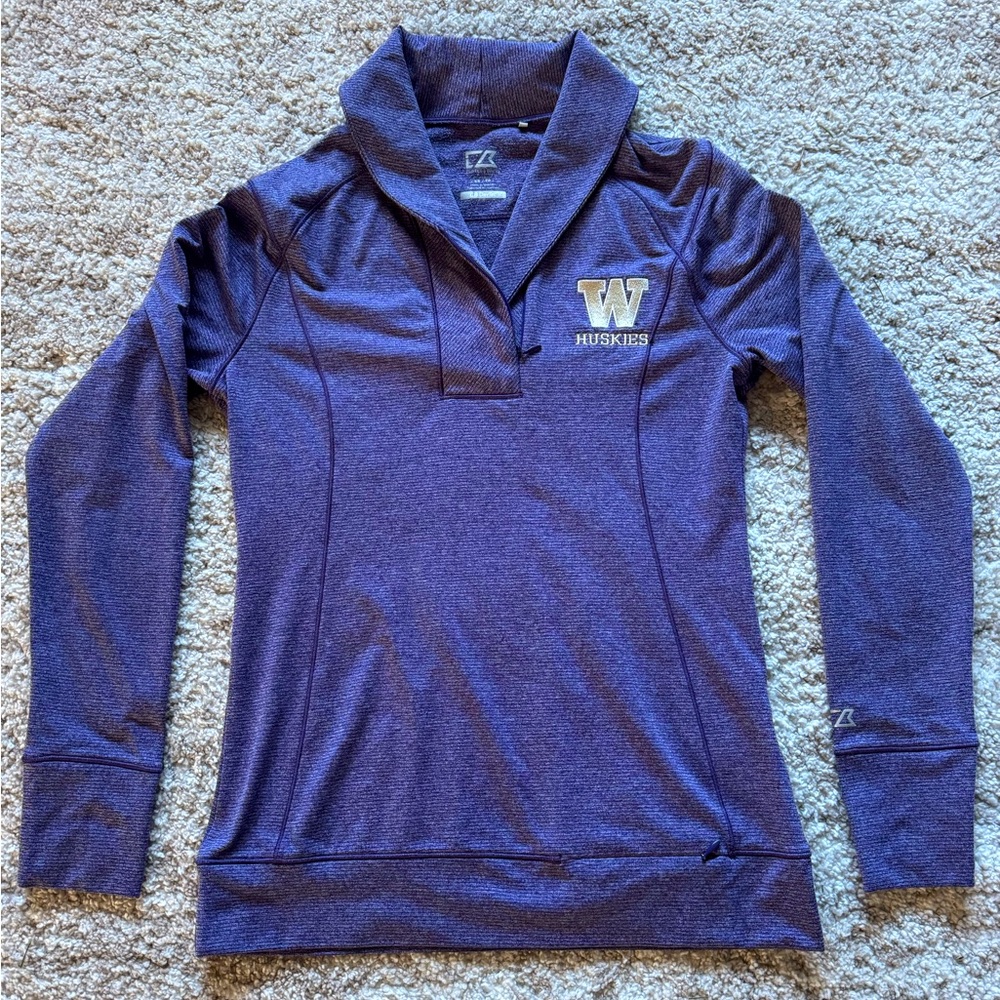 UW Cutter and Buck 1/4 Zip Pullover